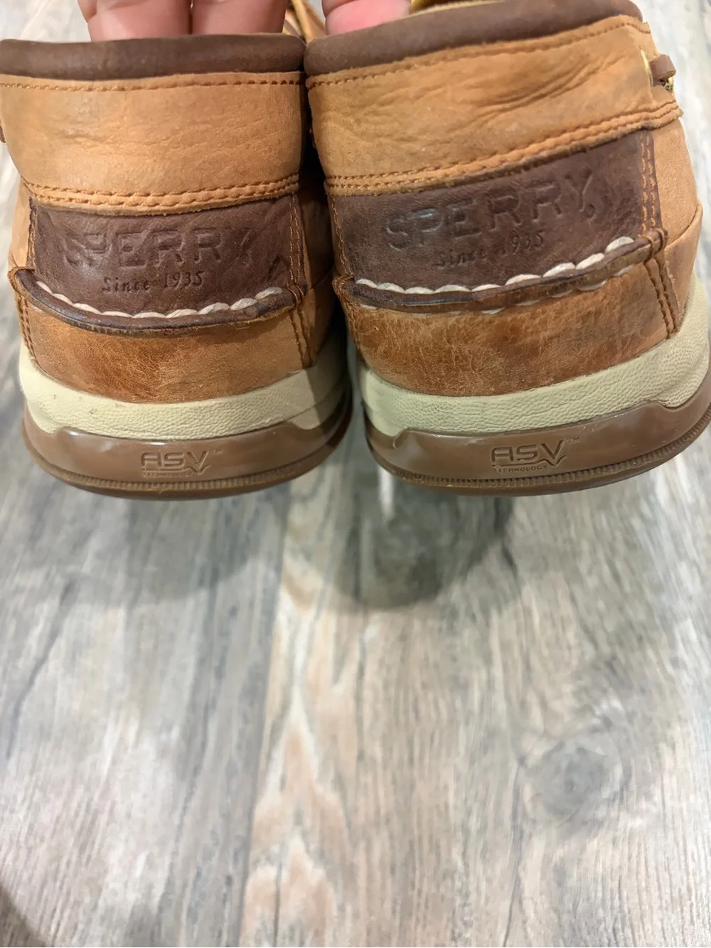 Sperry Men’s Boat Shoes in Tan/Brown Leather